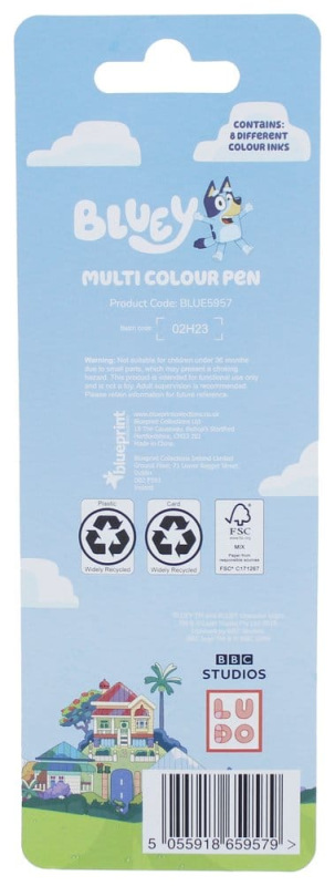 Bluey Multi Colour Pen 1