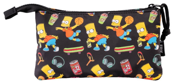 The Simpsons Triple Pencil Case Bart 7