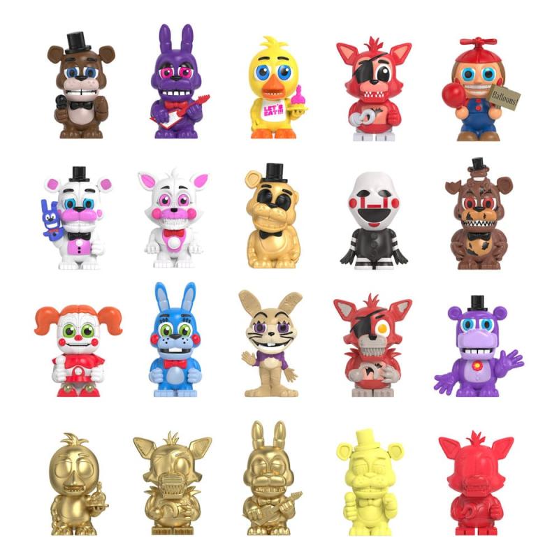 Five Nights at Freddy's: Security Grab N´Go Breach Blind Box Figures 4 cm Display Series 2 Classic R