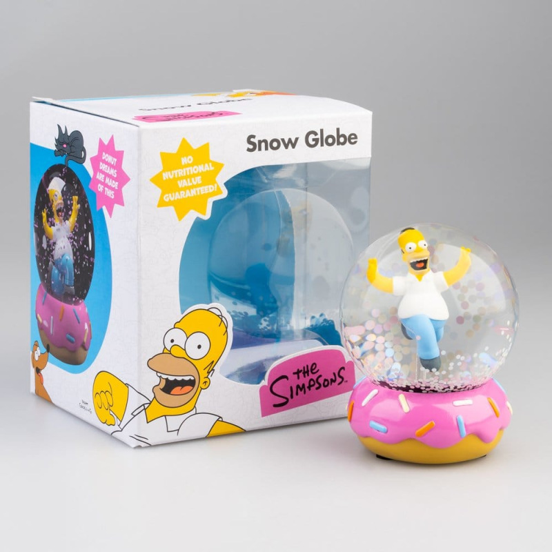 The Simpsons Snow Globe Homer Simpson Donut 10 cm 1