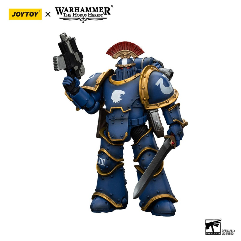 Warhammer The Horus Heresy Action Figure 1/18 Ultramarines Legion MKIII Tactical Squad Sergeant with 11