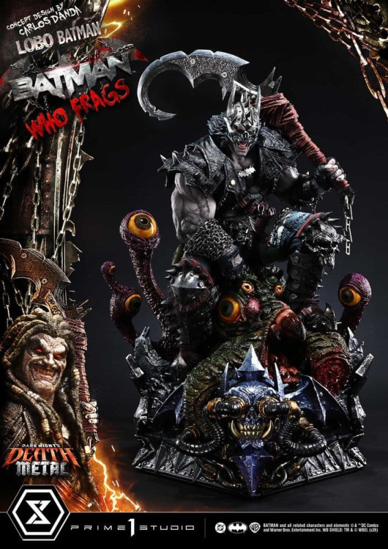 Dark Nights: Death Metal Museum Masterline Statue 1/3 Lobo Batman: Batman Who Frags Deluxe Version 8 3