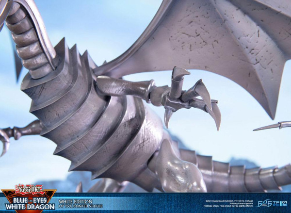 Yu-Gi-Oh! PVC Statue Blue-Eyes White Dragon White Edition 35 cm 12