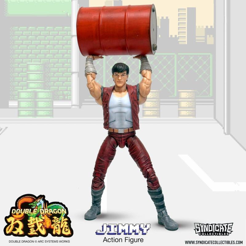 Double Dragon Deluxe Action Figure 1/12 Jimmy 18 cm