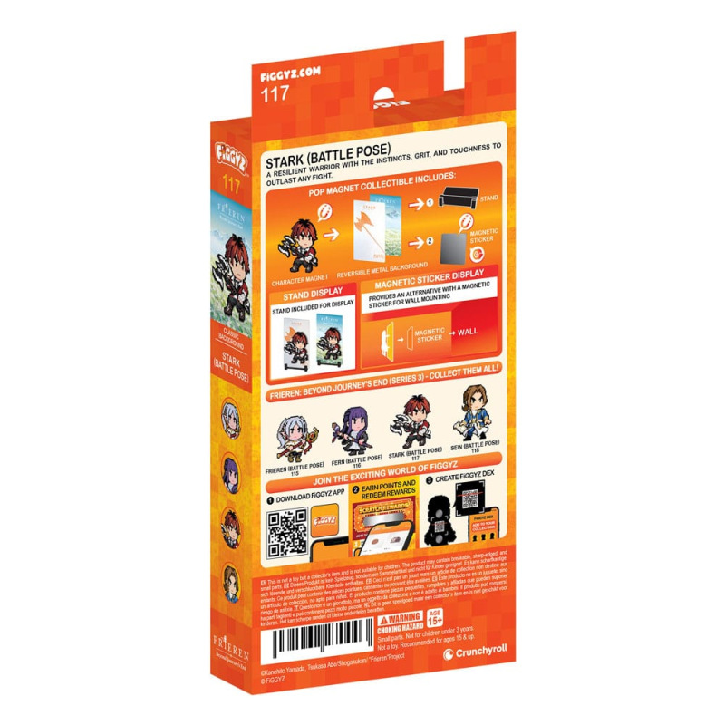 Frieren: Beyond Journey's End FiGGYZ Magnet Collectible Stark (Battle Pose) 11 cm 3