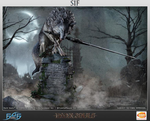 Dark Souls Statue The Great Grey Wolf Sif 64 cm 1