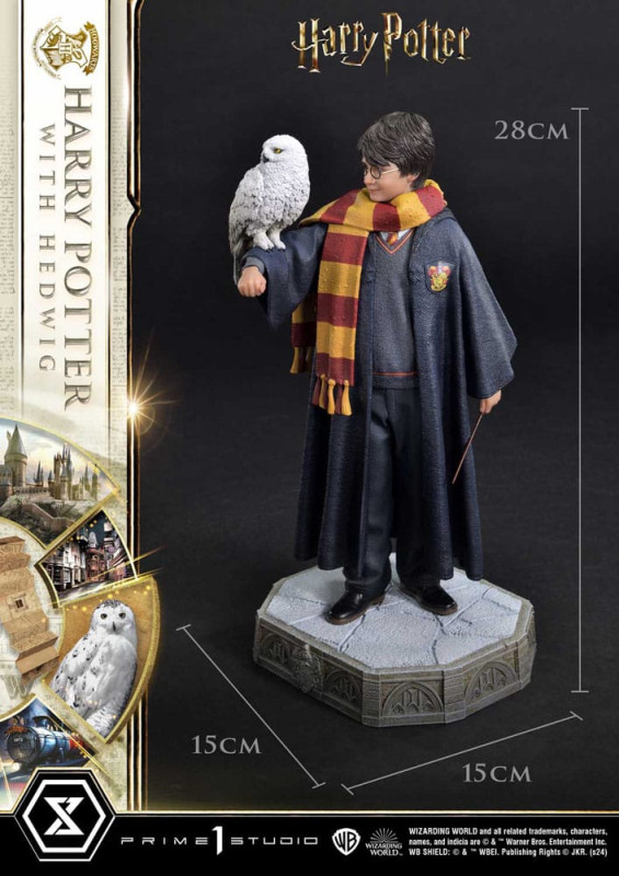 Harry Potter Prime Collectibles Statue 1/6 Harry Potter with Hedwig 28 cm 2