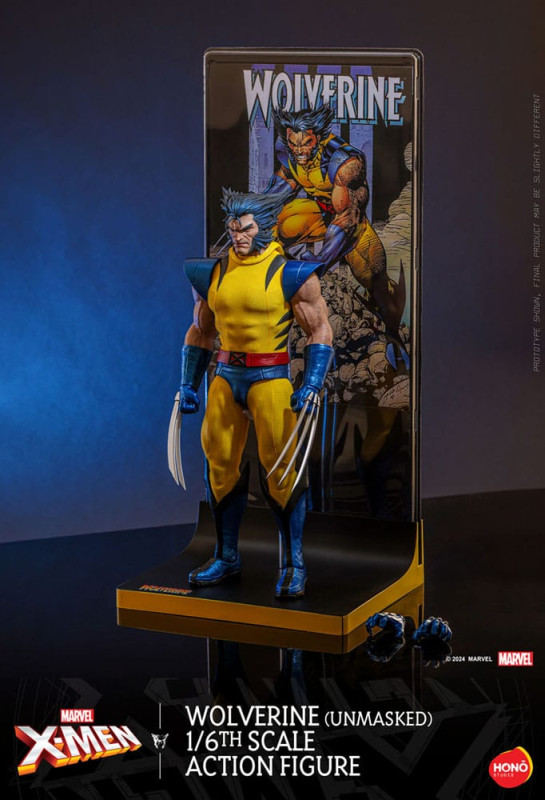 Marvel X-Men Action Figure 1/6 Wolverine (Unmasked) 28 cm 5