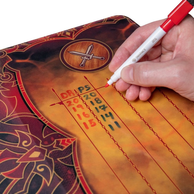 Enhance Tabletop Playmat Deluxe Edition with Duel Tracker 81 x 36 cm 3