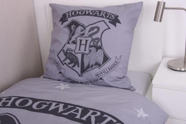 Harry Potter Duvet Set Grey 135 x 200 cm / 80 x 80 cm 2