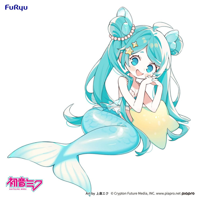 Hatsune Miku Desktop Fairy PVC Statue Hatsune Miku Mermaid princess Ver. 9 cm 5