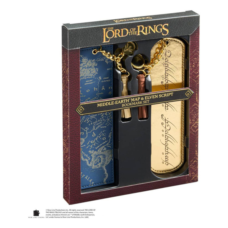 The Lord of the Rings Bookmarks 2-Pack Middle Earth and Elven script 2