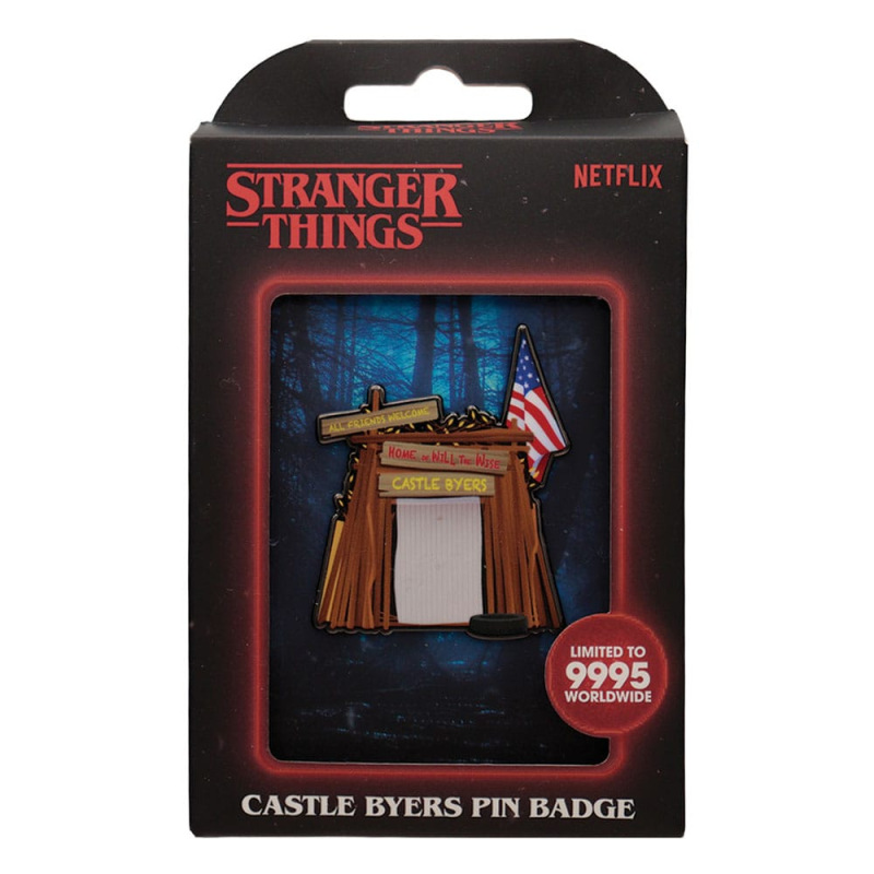 Stranger Things Pin Badge Castle Byers Limited Edition 2