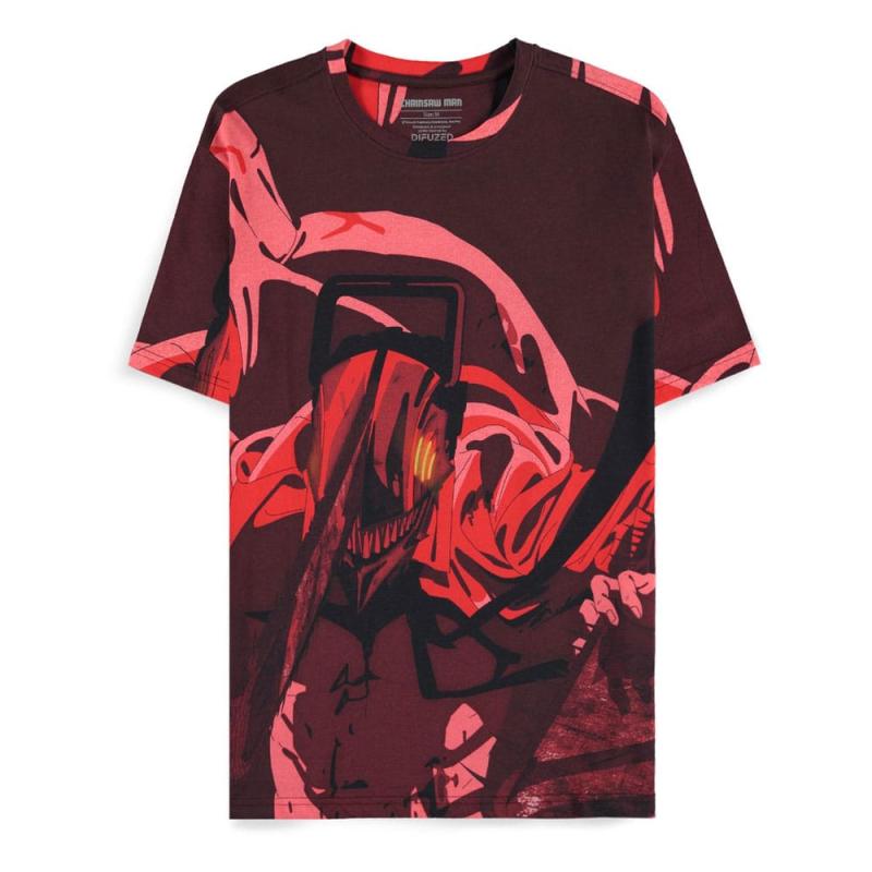 Chainsaw Man T-Shirt Rage all Over Size L