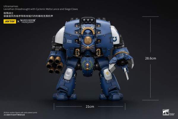 Warhammer The Horus Heresy Action Figure 1/18 Ultramarines Leviathan Dreadnought with Cyclonic Melta 14