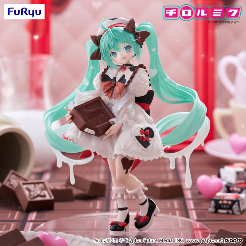Hatsune Miku x Tirol Choco Trio-Try-iT PVC Statue Hatsune Miku Milk Ver. 18 cm 11