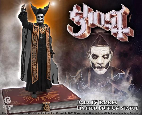 Ghost Rock Iconz Statue 1/9 Papa Emeritus IV (Black Robes) 22 cm 1