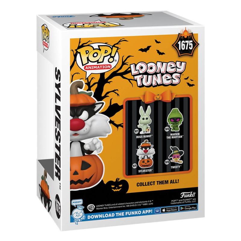 Looney Tunes POP! Television Vinyl Figure Halloween Sylvester w/Pumpkin 9 cm