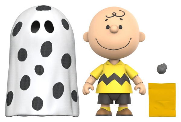 Peanuts Deluxe Wave 01 Action Figure Charlie Brown (with Ghost Sheet) 18 cm 1