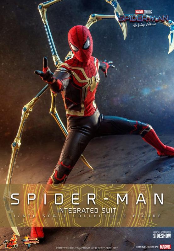 Spider-Man: No Way Home Movie Masterpiece Action Figure 1/6 Spider-Man (Integrated Suit) 29 cm