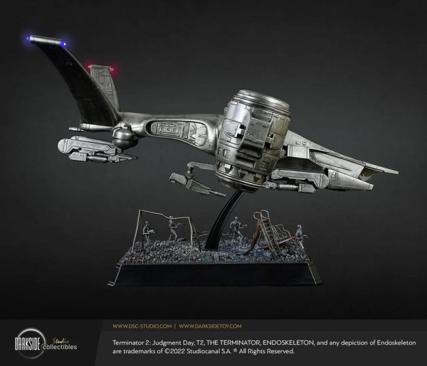 Terminator 2 Judgment Day Replica Aerial Hunter Killer 30th Anniversary Edition 60 cm 3