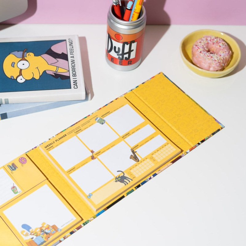 The Simpsons Weekly Planner with Sticky Notes 19 x 17 cm 3