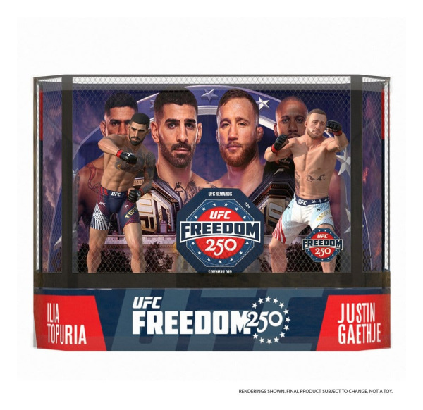 UFC McFarlane’s SportsPicks Action Figures 2-Pack Ilia Topuria vs Justin Gaethje (Freedom 250) 18 cm 5