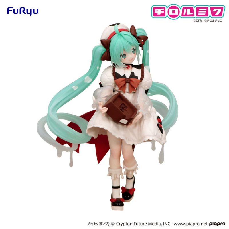 Hatsune Miku x Tirol Choco Trio-Try-iT PVC Statue Hatsune Miku Milk Ver. 18 cm 6