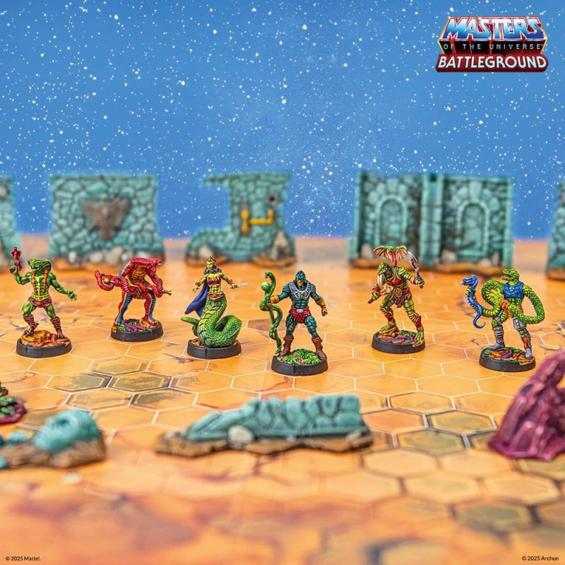 Masters of the Universe: Battleground Miniatures Game Wave 8: Snake Men Faction *Spanish Version* 4