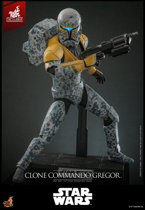 Star Wars: The Clone Wars Action Figure 1/6 Clone Commando Gregor Hot Toys Exclusive 30 cm 9