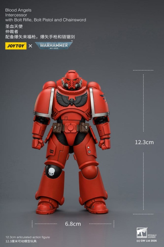 Warhammer 40,000 Action Figure Blood Angels Intercessor 12 cm 8