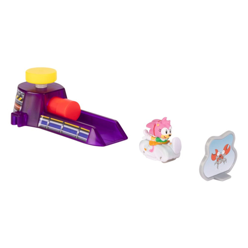 Sonic - The Hedgehog Go Go Racers Vehicles Mini Launching ramps Assortment (4) 2