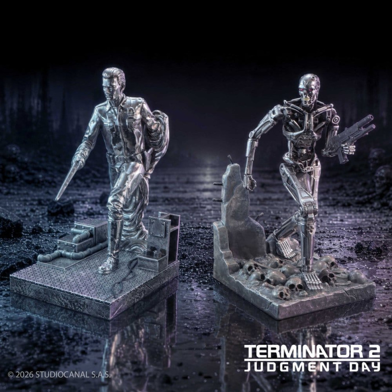 Terminator 2 Bookends T-1000 vs T-800 19 cm 5