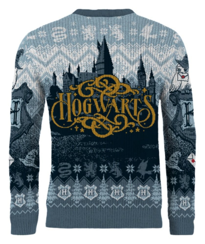Harry Potter Christmas Sweater Hogwarts Size M 5
