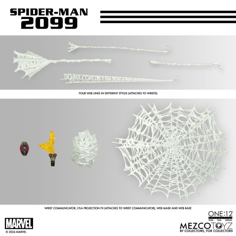 Marvel Comics One:12 Collective Action Figure 1/12 Spider-Man 2099 17 cm 12