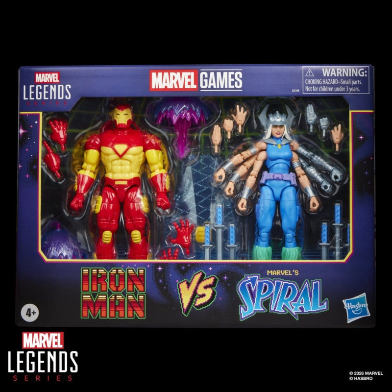 Marvel Games Marvel Legends Action Figure 2-Pack Iron Man & Marvel's Spiral 15 cm 9