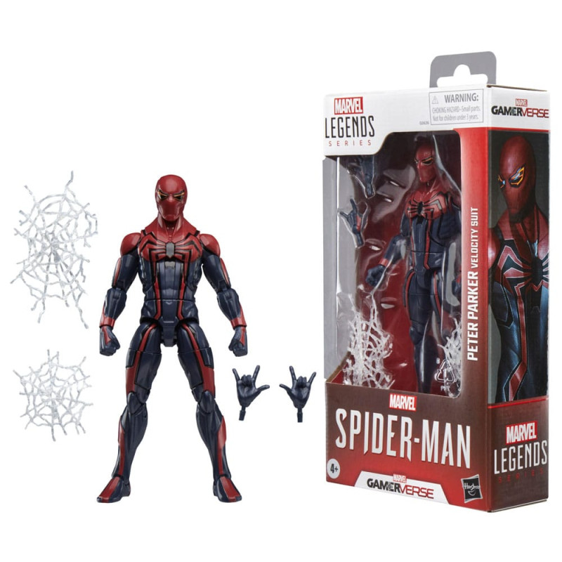 Spider-Man Marvel Legends Gamerverse Action Figure Peter Parker Velocity Suit 15 cm 11
