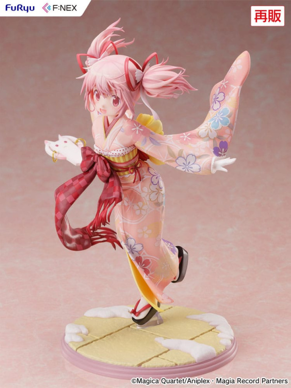 Puella Magi Madoka Magica Side Story Magia Record PVC Statue 1/7 Madoka Kaname Kimono Ver. 22 cm 6