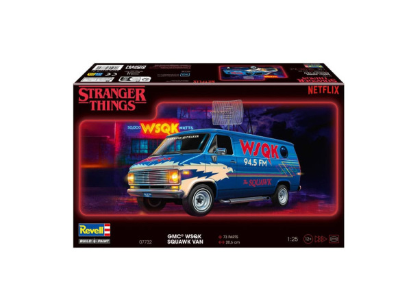 Stranger Things Model Kit 1/25 Squawk Van 21 cm 8