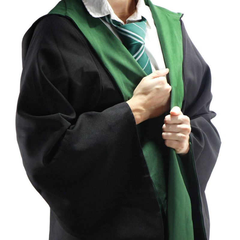 Harry Potter Wizard Robe Cloak Slytherin Size XL 5