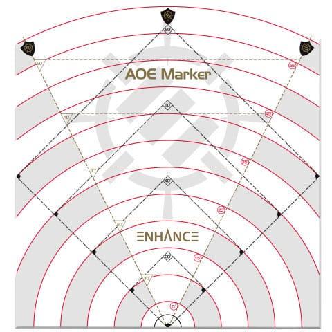 Enhance RPG Series 30ft Spell AoE Damage Template