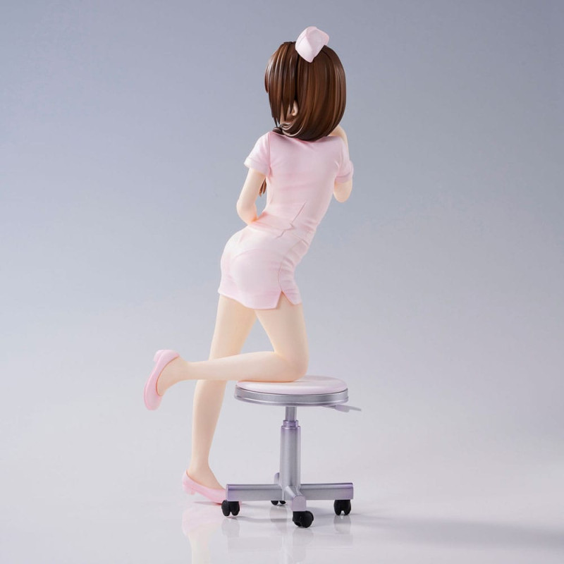 To Love-Ru Darkness Statue PVC Mikan Yuki Nurse Cos 25 cm 4