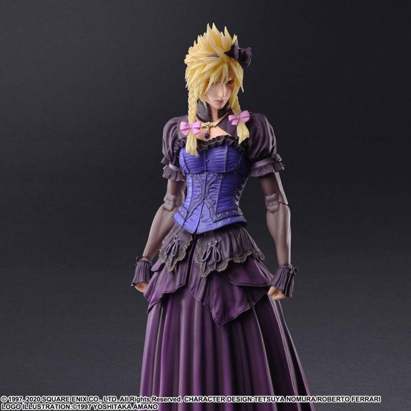 Final Fantasy VII Remake Play Arts Kai Action Figure Cloud Strife Dress Ver. 28 cm 9