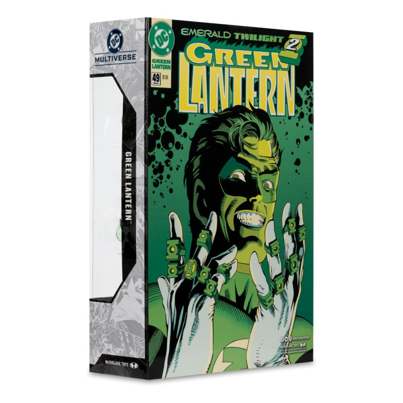 DC Multiverse McFarlane Cover Recreations Action Figure Green Lantern (Emerald Twilight) (Gold Label 10