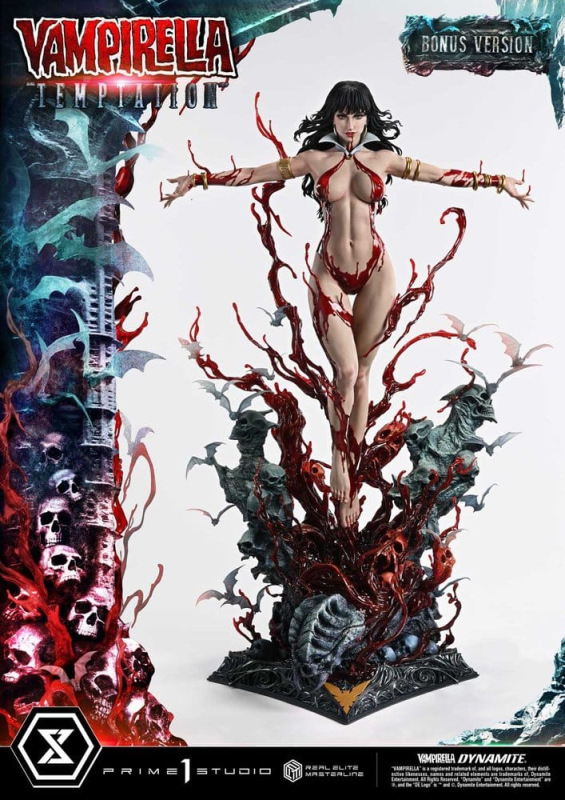Vampirella Real Elite Masterline Series Statue 1/3 Temptation Bonus Version 100 cm 9