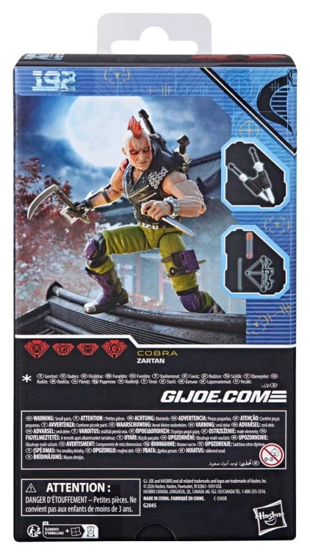 G.I. Joe Classified Series Action Figure #192 Ninja Force Zartan 15 cm 7
