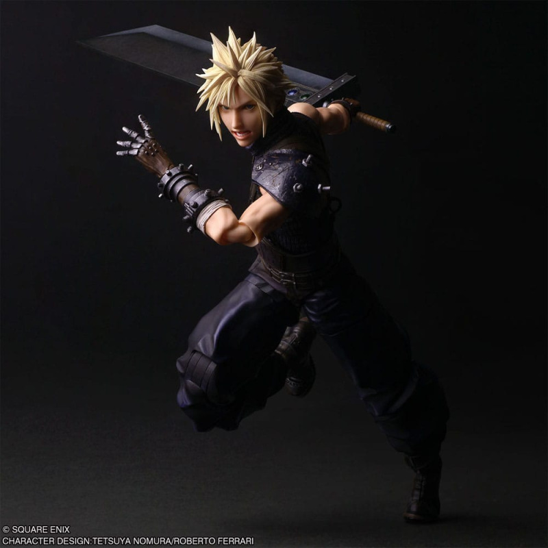 Final Fantasy VII Rebirth Play Arts Shin Action Figure Cloud Strife 27 cm 4