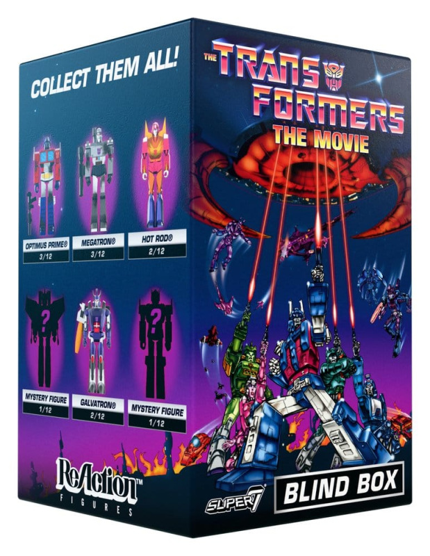 Transformers ReAction Action Figures Wave 05 The Movie Blind Box 10 cm Display (12) 1