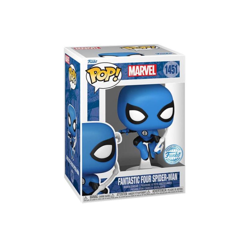 Marvel Pop! Fantastic Four Vinyl Figure Spider-Man Blue Suit Special Edition 10 cm 1