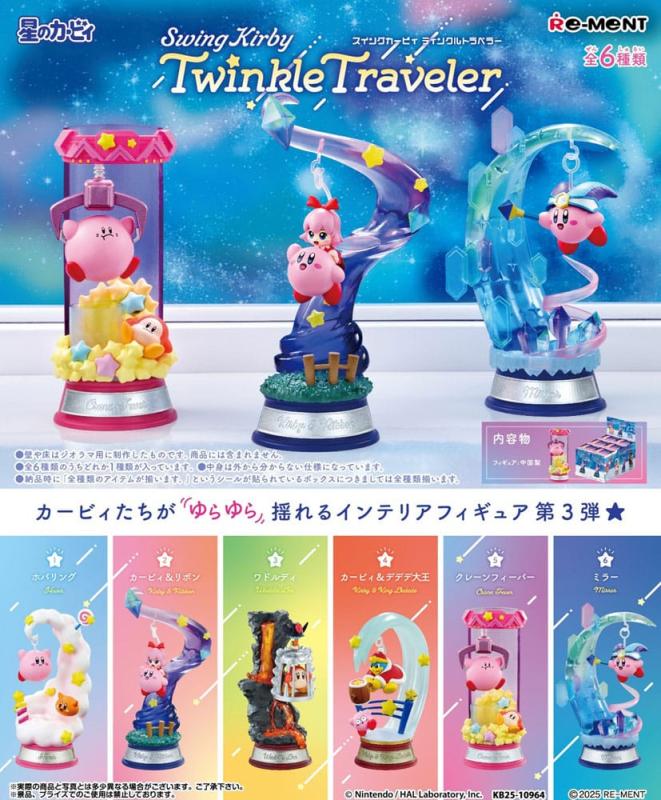 Kirby Mini Figures 6 cm Swing Kirby Twinkle Traveler (6)